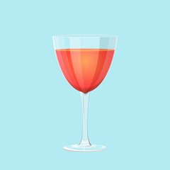 glass of red wine