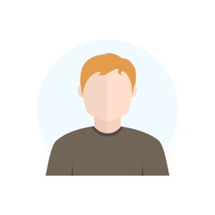 Flat Style Character Avatar Icon
