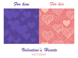 Valentine Hearts Patterns