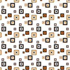 Orange and black (Halloween colors) square vector. Colors easily changeable