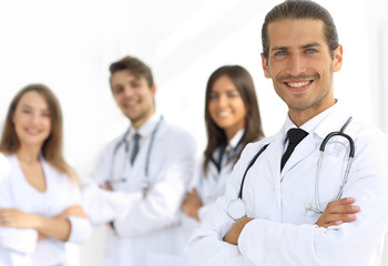 Fototapeta premium practitioners of his colleagues