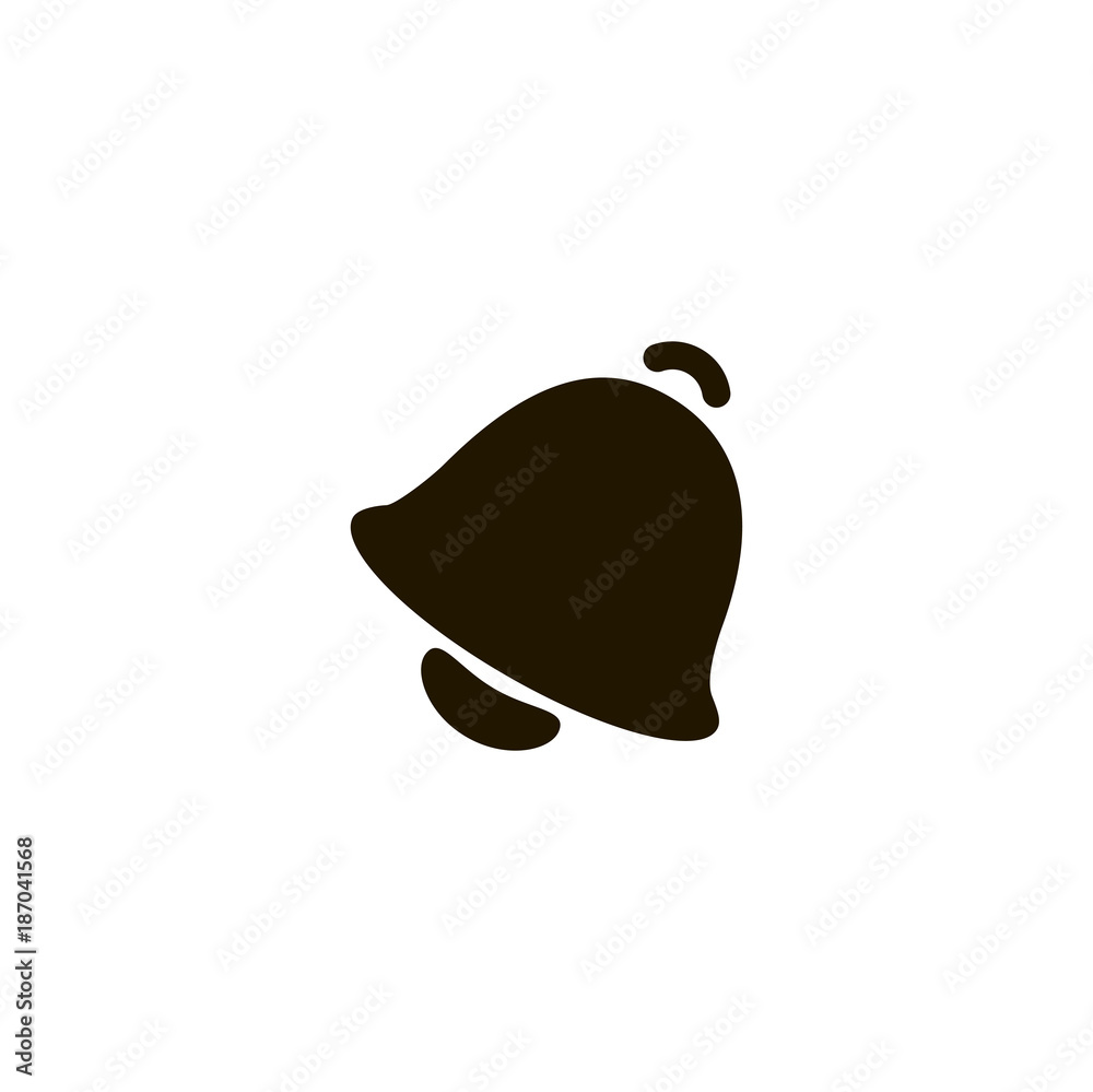 Poster bell icon. sign design