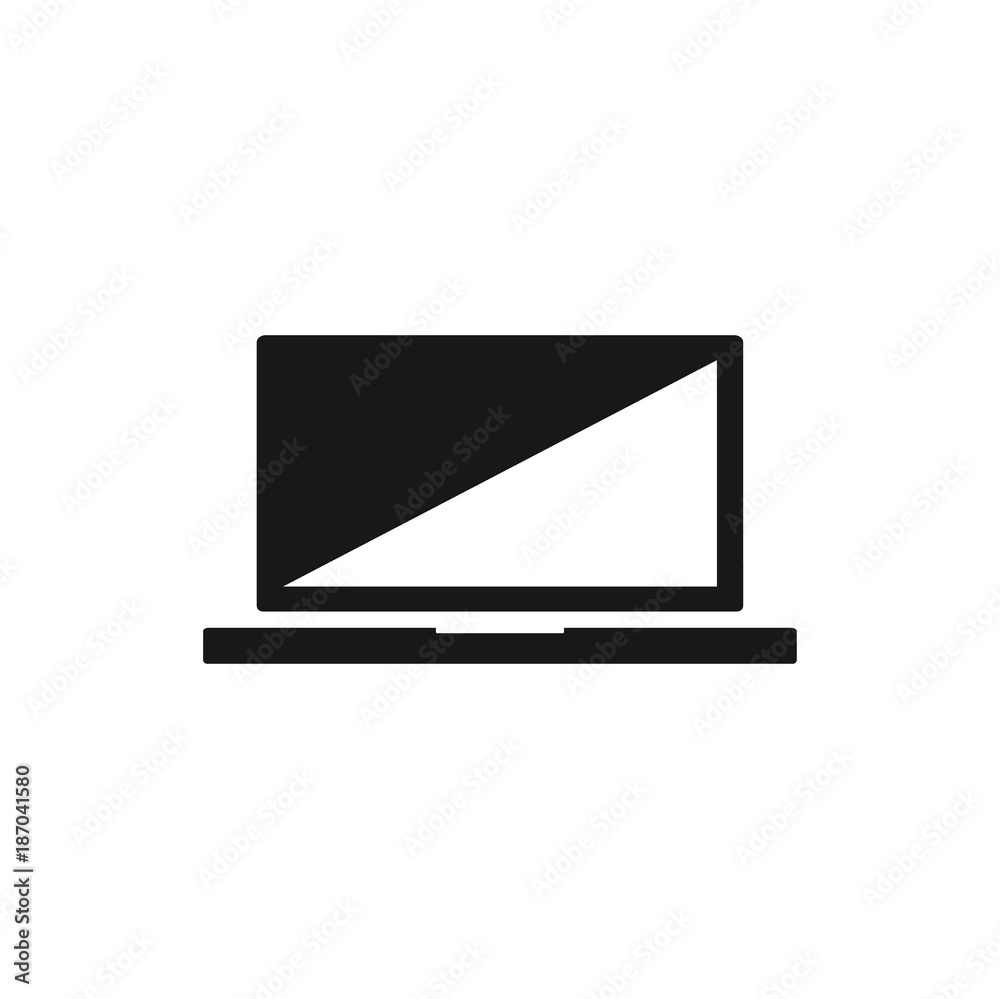 Sticker tv icon. sign design