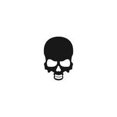 skeleton head icon. sign design