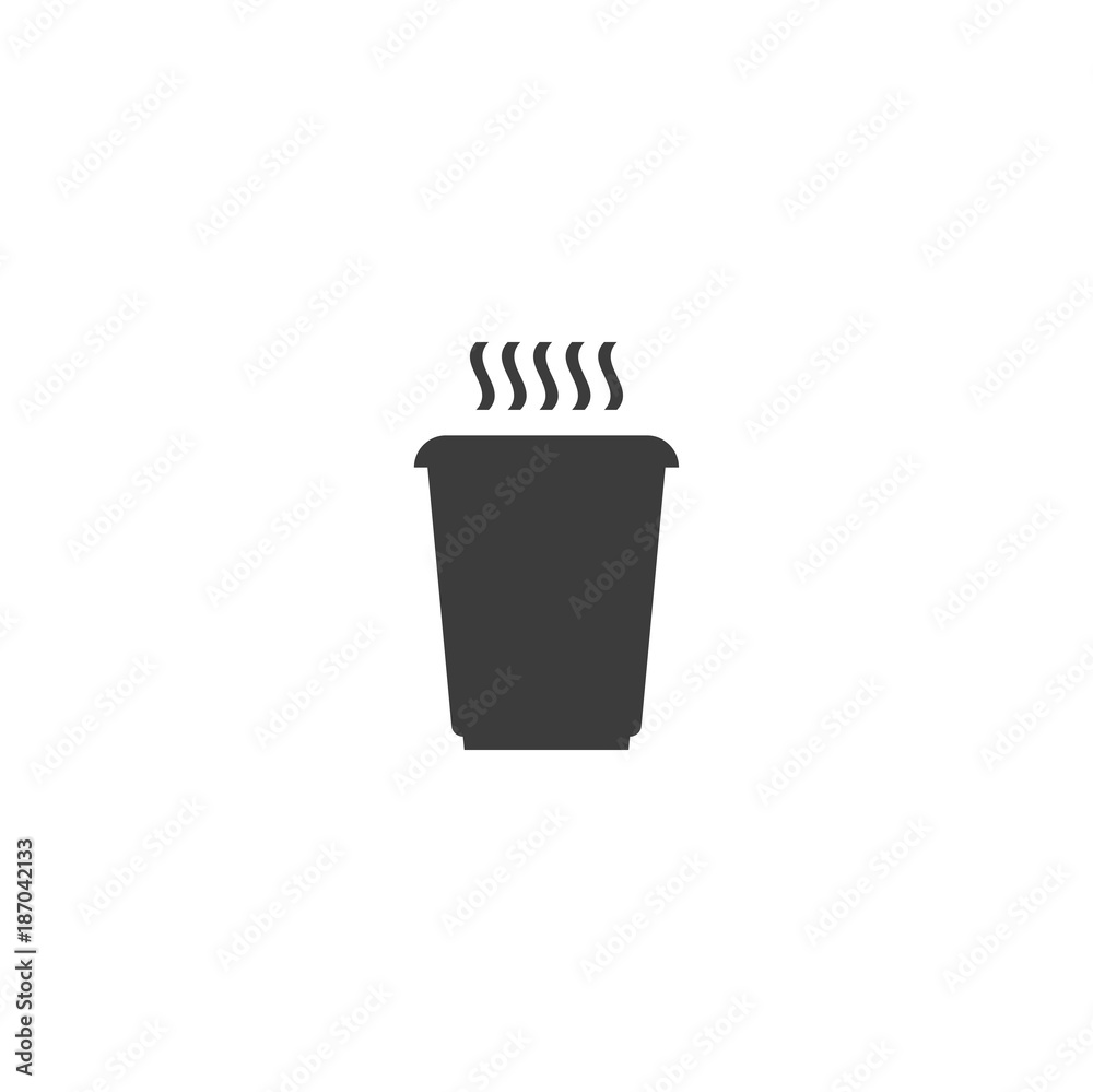 Poster bin icon. sign design