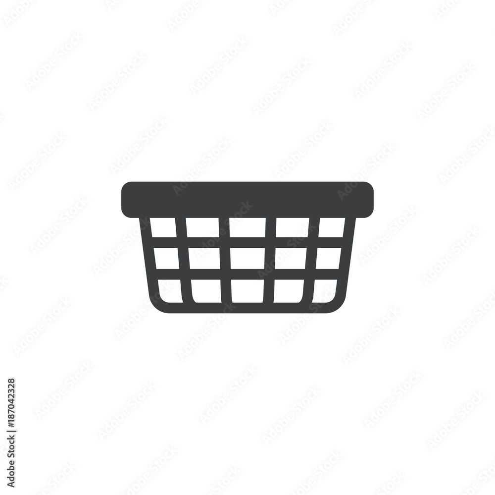 Poster basket icon. sign design