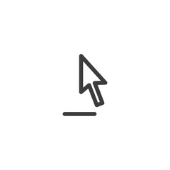 click icon. sign design