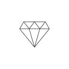 diamond icon. sign design