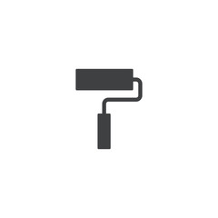 roller brush icon. sign design