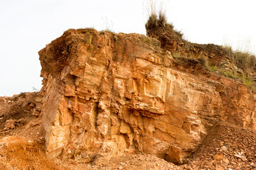 A quary - slabs of rock. Shot in Uganda in 2017.