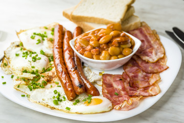 English breakfast only with a cup of tea