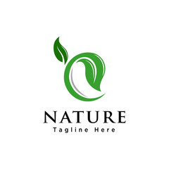 Obraz premium Grow Leaf nature logo