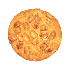 Homemade cookie with peanuts