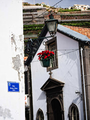 Chapel in Camara de Lobos a fishing village near the city of Funchal Madeira has some of the highest cliffs in the world 