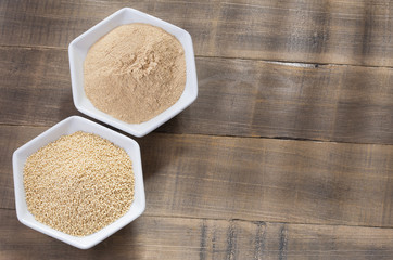 Raw organic amaranth grain and flour - amaranth