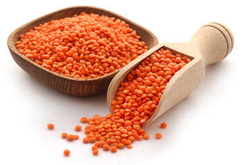 Pile of some fresh lentil