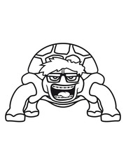 nerd geek schlau intelligent hornbrille zahnspange schildkröte süß niedlich comic cartoon clipart land beine