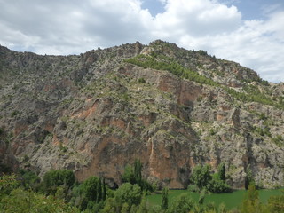 Cazorla. Parque natural en Jaen cerca de Grazalema. Andalucia, España