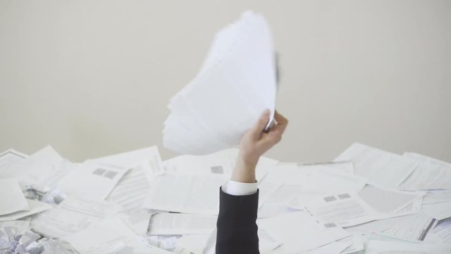 the man found an important document in the bunch of unnecessary documents.