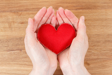 Fototapeta premium Health insurance or love concept