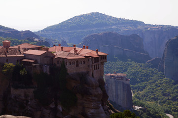 Fototapeta na wymiar monasteries meteora greece