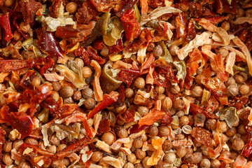 Seamless texture background of spices