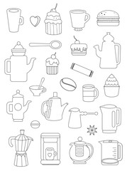 Tea, Coffee and Desserts Set