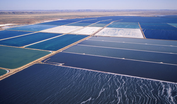 salt mining at Dampier western Australia.