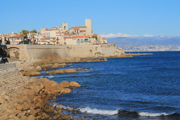 Vieille ville fortifi&eacute;e d&rsquo;Antibes et son mus&eacute;e Picasso, France
