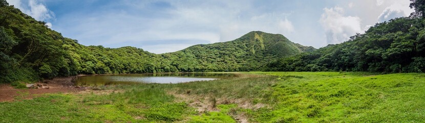 Lake in a crater of Maderas volcano on Ometepe island, Nicaragua