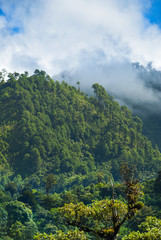 Obraz premium Mountains rural view of Baja Verapaz, Guatemala.