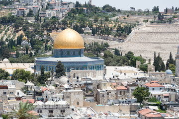 At the Ramparts Walk in Jerusalem