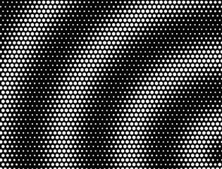 Concentrical Moire Stippled Halftone Background  - Grunge Vector Op Art
