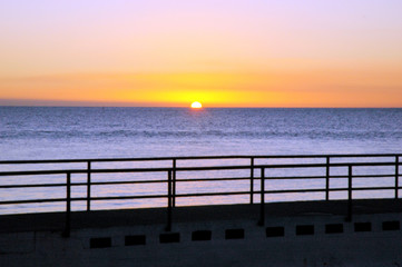 Sunset en Colonia, Uruguay