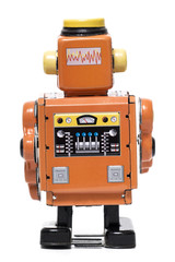 Fototapeta premium Vintage tin robot toy