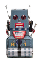 Fototapeta premium Vintage tin robot toy