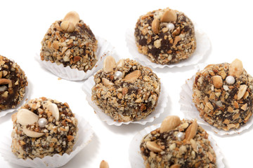 Traditional fig and almond balls