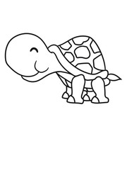 klein schildkröte süß niedlich comic cartoon clipart land beine