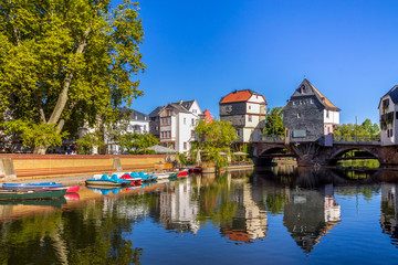 Obraz premium Brückenhäuser, Bad Kreuznach 