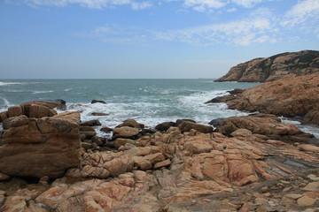 Fototapeta na wymiar Cliff at Shek O, Hong Kong