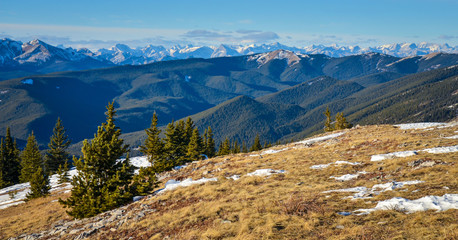 View from Prairie Mountain, Alberta