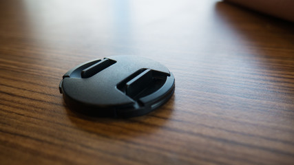 Lens cap for camera.