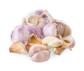 gariic on white