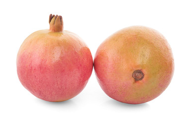 Pomegranate isolated on white background
