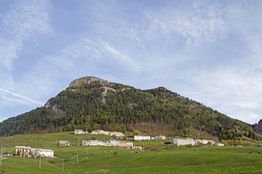 Cimo d Aquiglio in den Monti Lessini