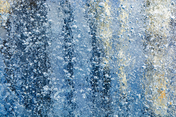Fototapeta na wymiar The texture of the ice