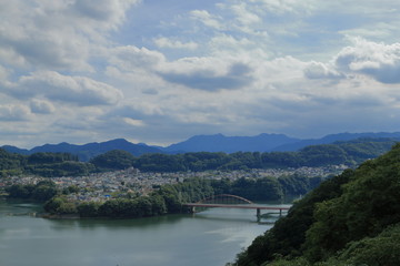 Fototapeta na wymiar 津久井湖の風景