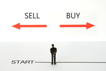 株等取り引きイメージ―買いか売りか