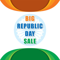 republic day sale banner design