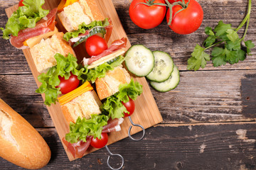 sandwich on stick